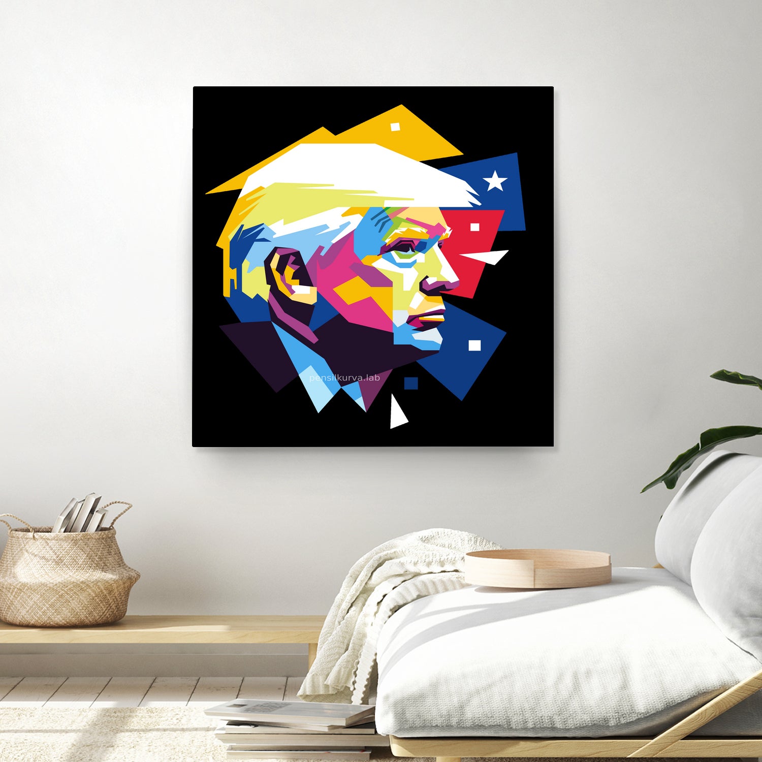 We Call him "Trump" by Robby Fathur on GIANT ART - white photo illustration