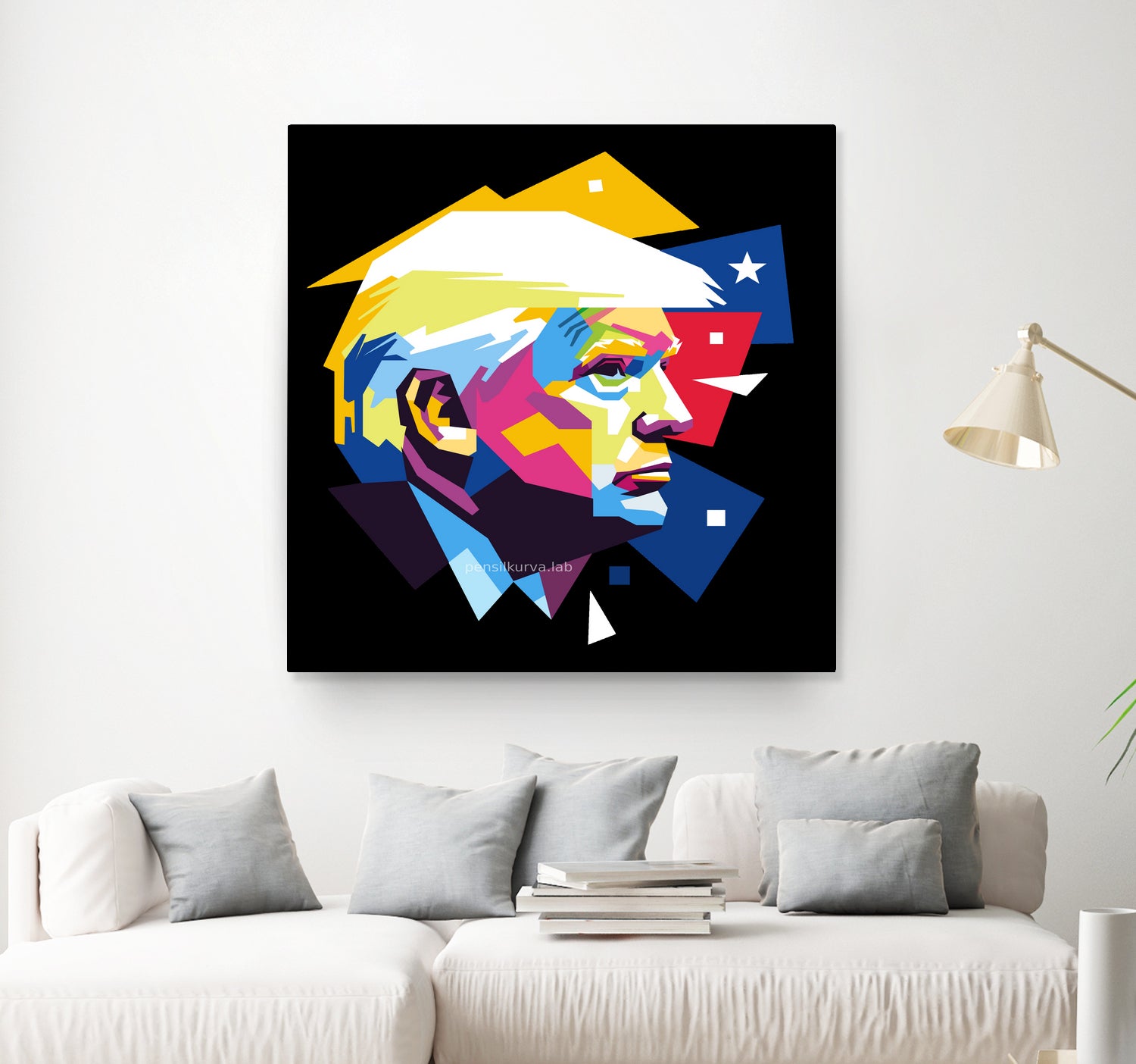 We Call him "Trump" by Robby Fathur on GIANT ART - white photo illustration