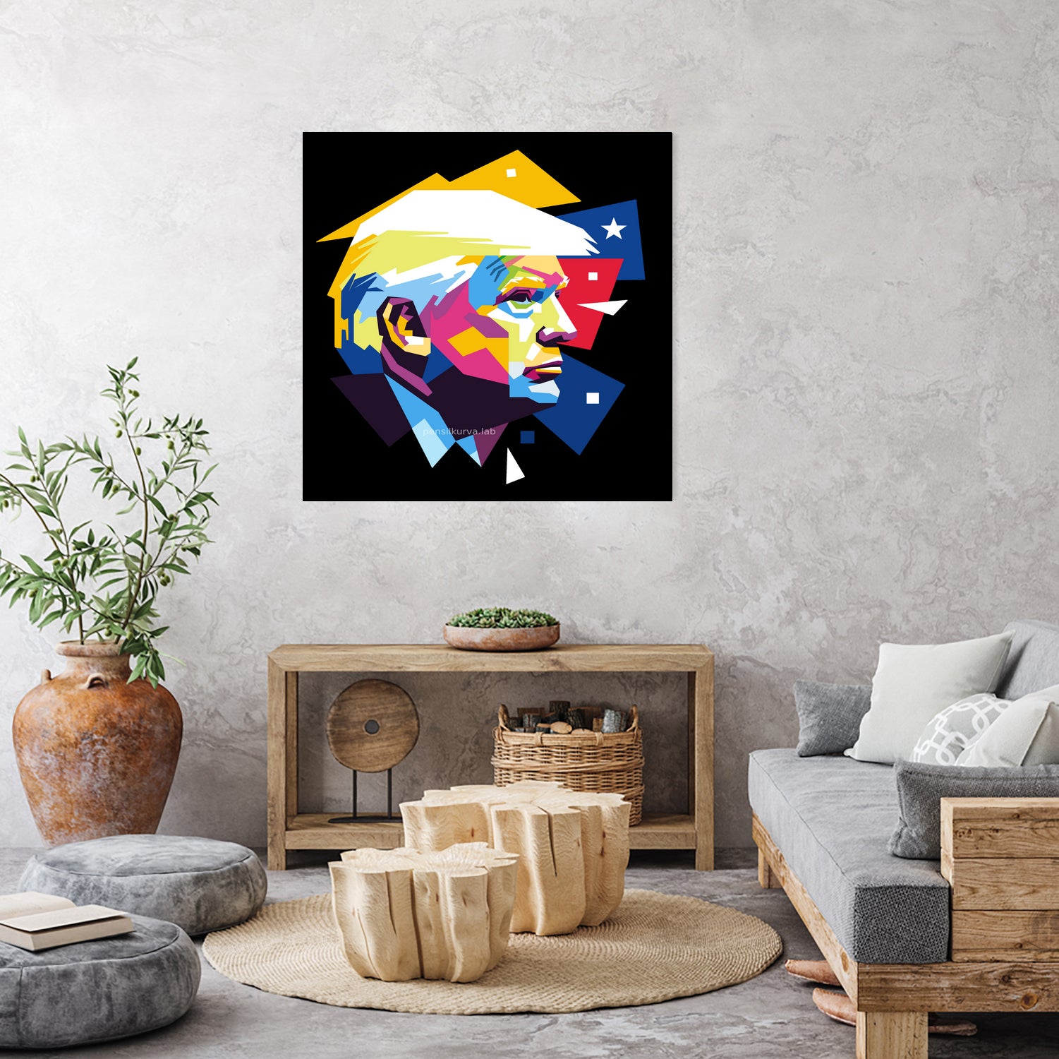 We Call him "Trump" by Robby Fathur on GIANT ART - white photo illustration