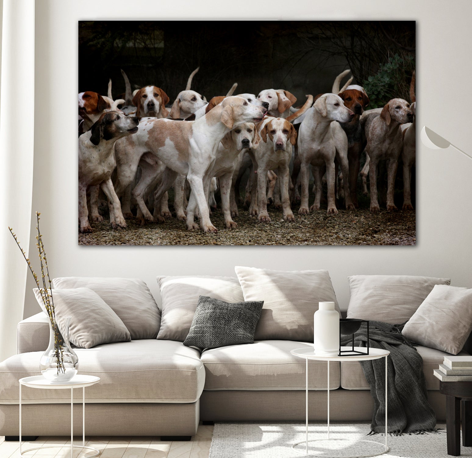 dog herd canine animal pet hounds by Retno Asih Mustakimah on GIANT ART - brown photo manipulation