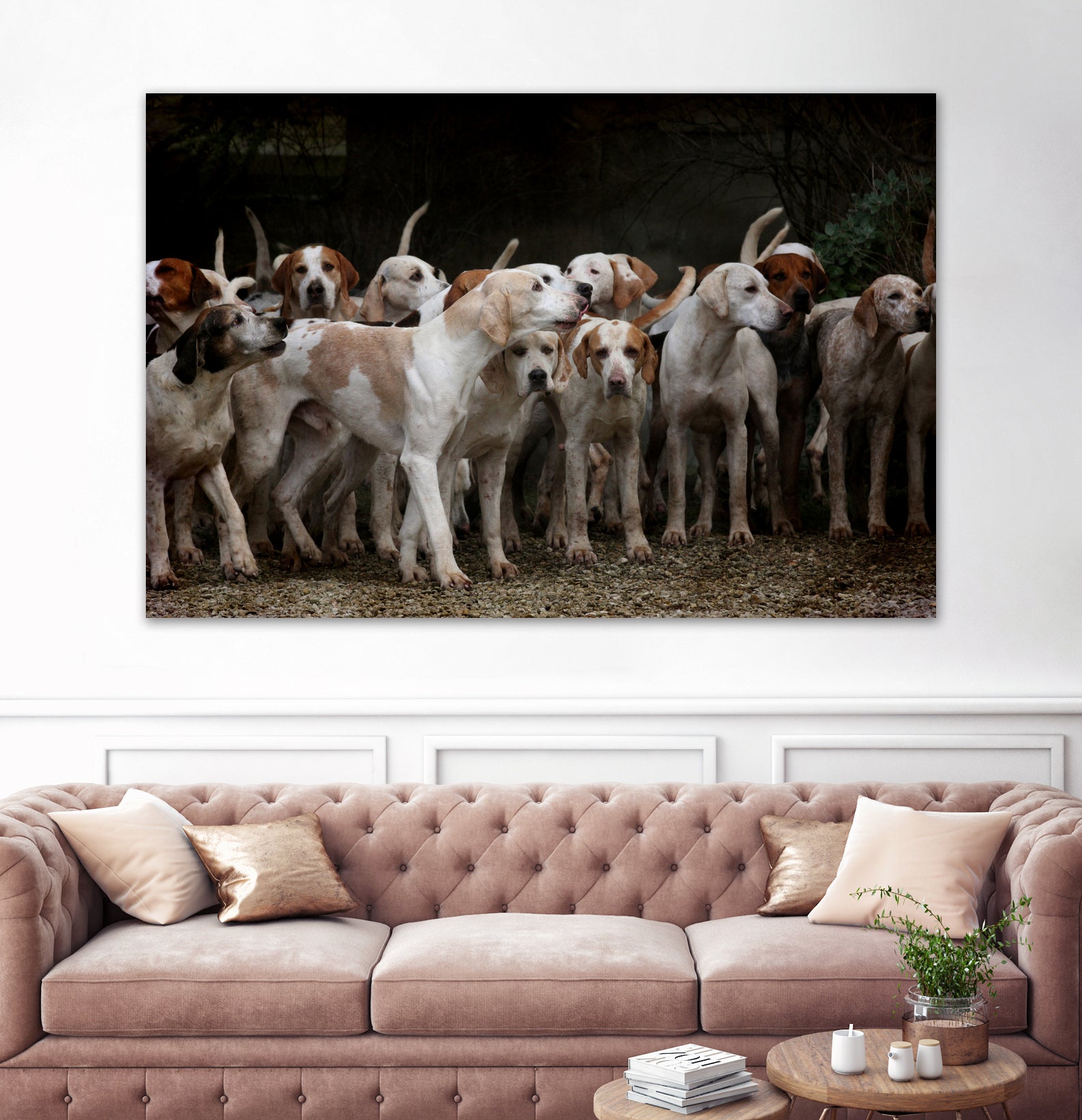 dog herd canine animal pet hounds by Retno Asih Mustakimah on GIANT ART - brown photo manipulation