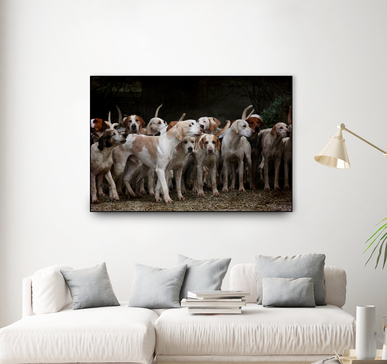 dog herd canine animal pet hounds by Retno Asih Mustakimah on GIANT ART - brown photo manipulation