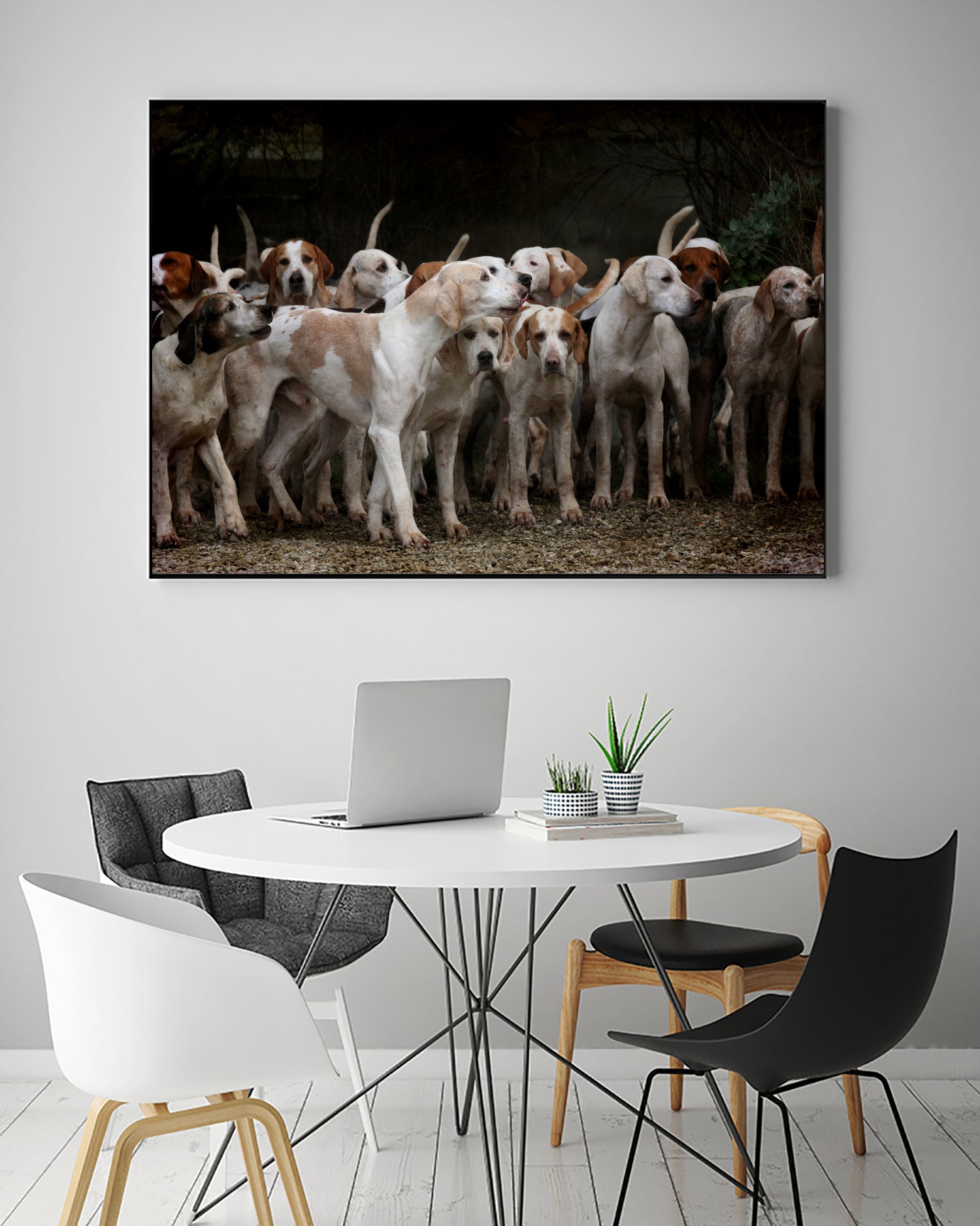 dog herd canine animal pet hounds by Retno Asih Mustakimah on GIANT ART - brown photo manipulation