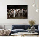 dog herd canine animal pet hounds by Retno Asih Mustakimah on GIANT ART - brown photo manipulation