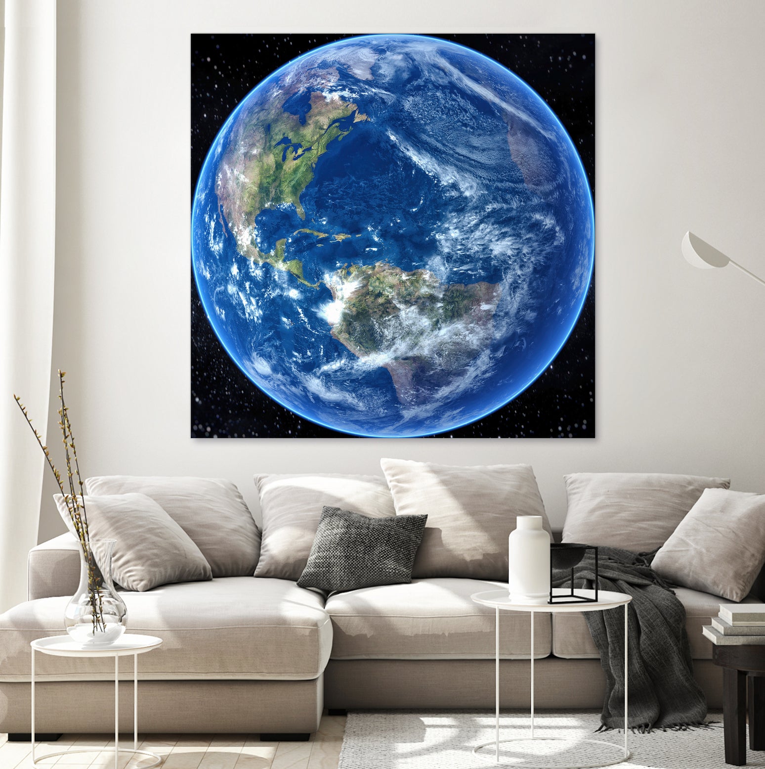 Planet Earth by Tenyo Marchev on GIANT ART - black 3d art