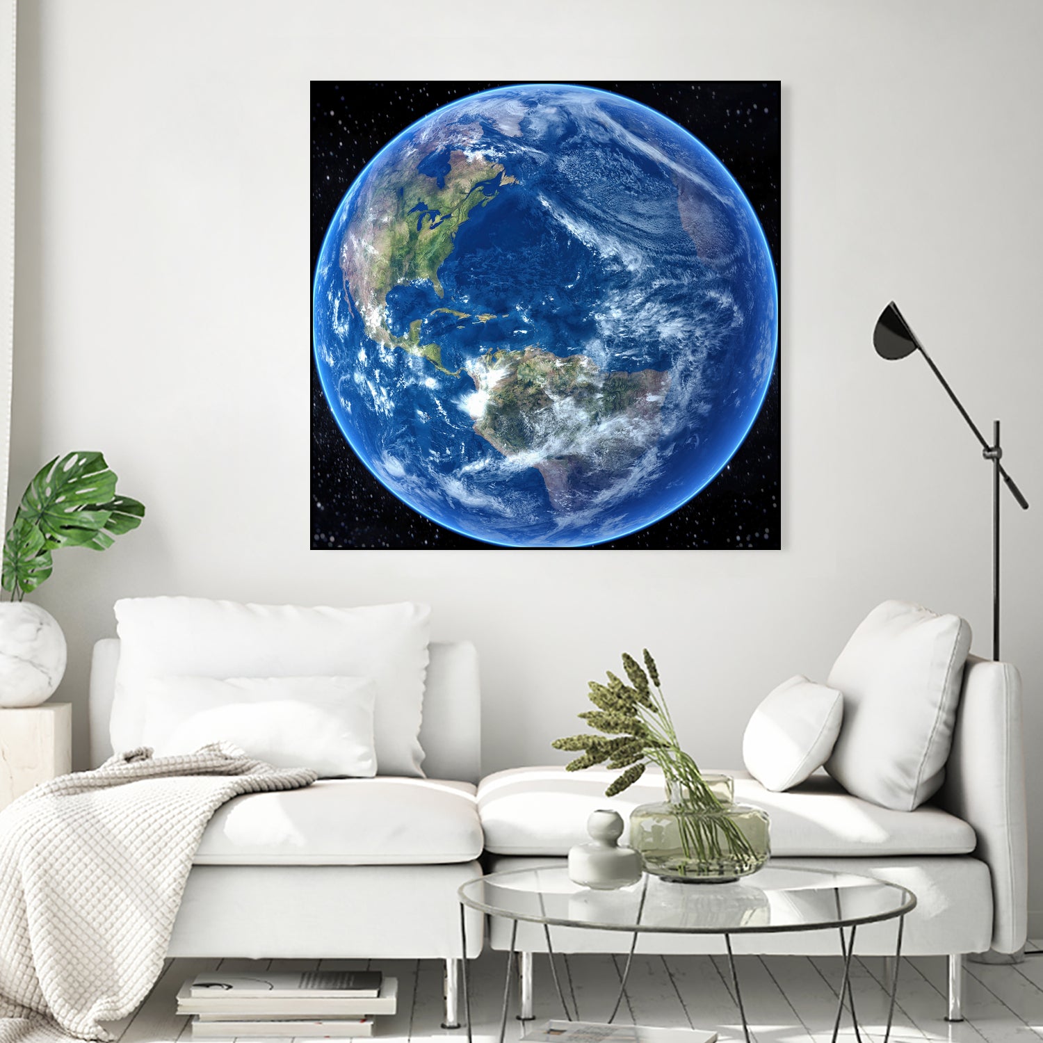 Planet Earth by Tenyo Marchev on GIANT ART - black 3d art