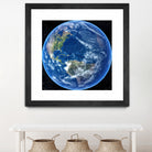 Planet Earth by Tenyo Marchev on GIANT ART - black 3d art