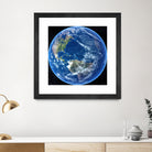 Planet Earth by Tenyo Marchev on GIANT ART - black 3d art