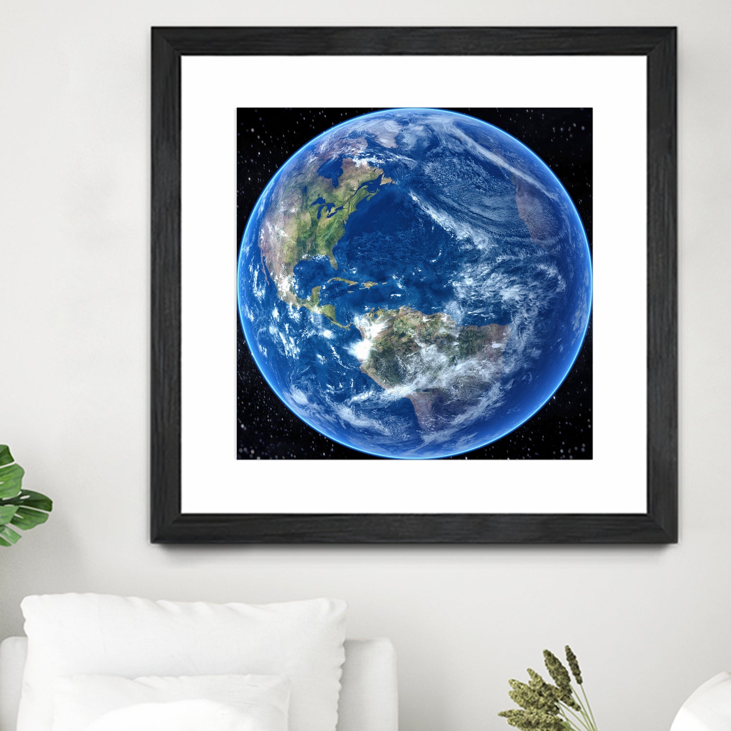 Planet Earth by Tenyo Marchev on GIANT ART - black 3d art