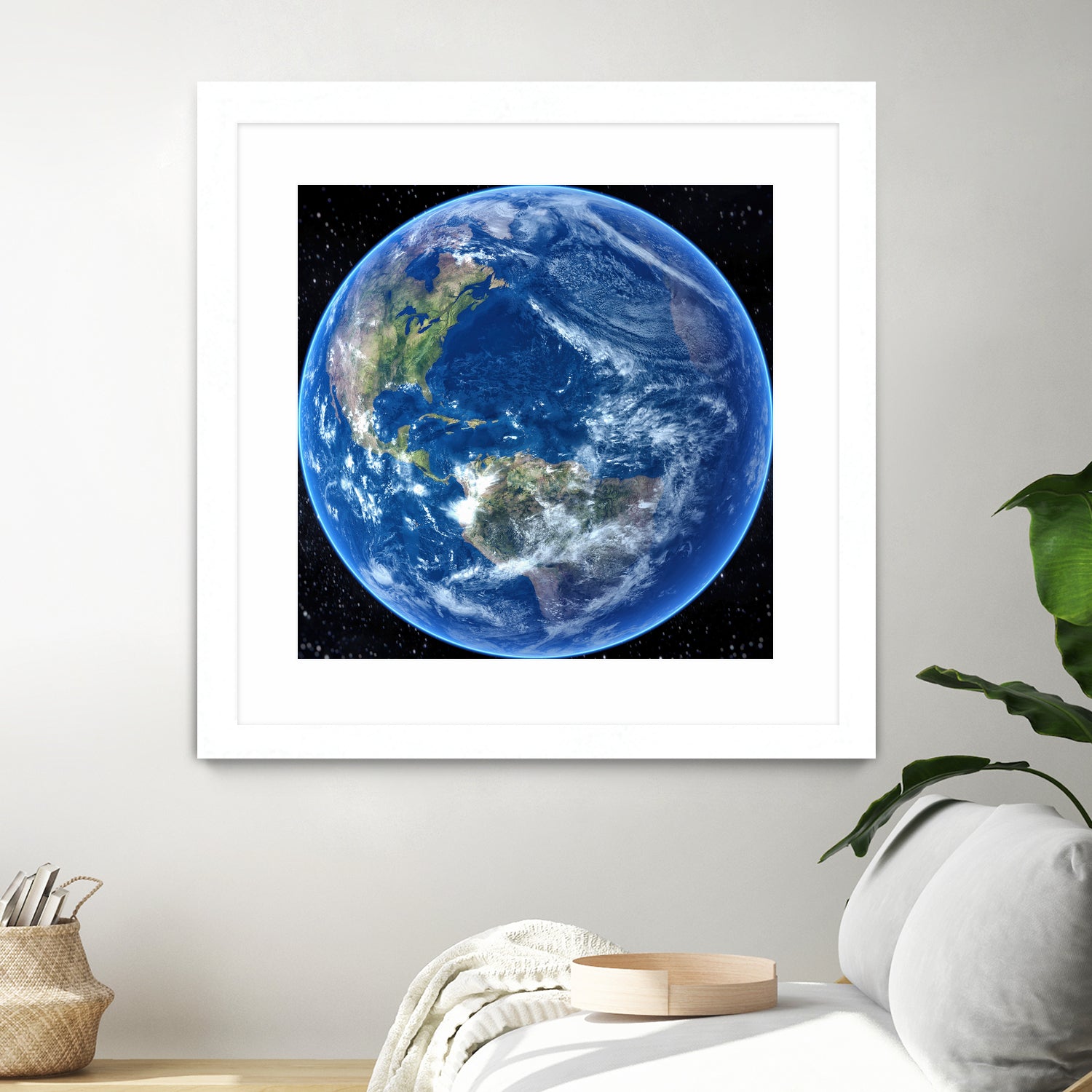 Planet Earth by Tenyo Marchev on GIANT ART - black 3d art