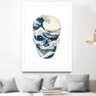 The Great Wave off Skull by Afif Quilimo on GIANT ART - white digital painting