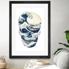 The Great Wave off Skull by Afif Quilimo on GIANT ART - white digital painting