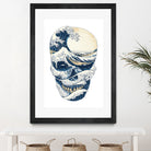 The Great Wave off Skull by Afif Quilimo on GIANT ART - white digital painting