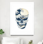 The Great Wave off Skull by Afif Quilimo on GIANT ART - white digital painting