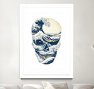 The Great Wave off Skull by Afif Quilimo on GIANT ART - white digital painting