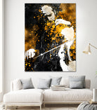 Violin music art gold and black #violin #music by Justyna Jaszke on GIANT ART - black digital painting