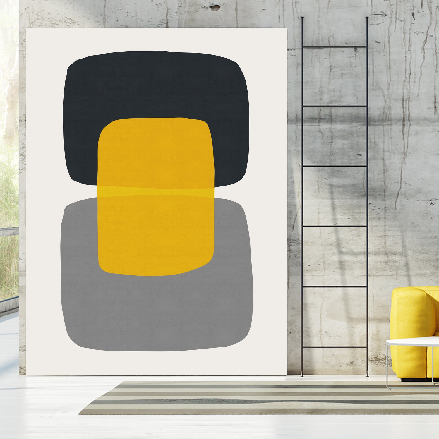 Abstract II by Vitor Costa on GIANT ART - yellow vector illustration