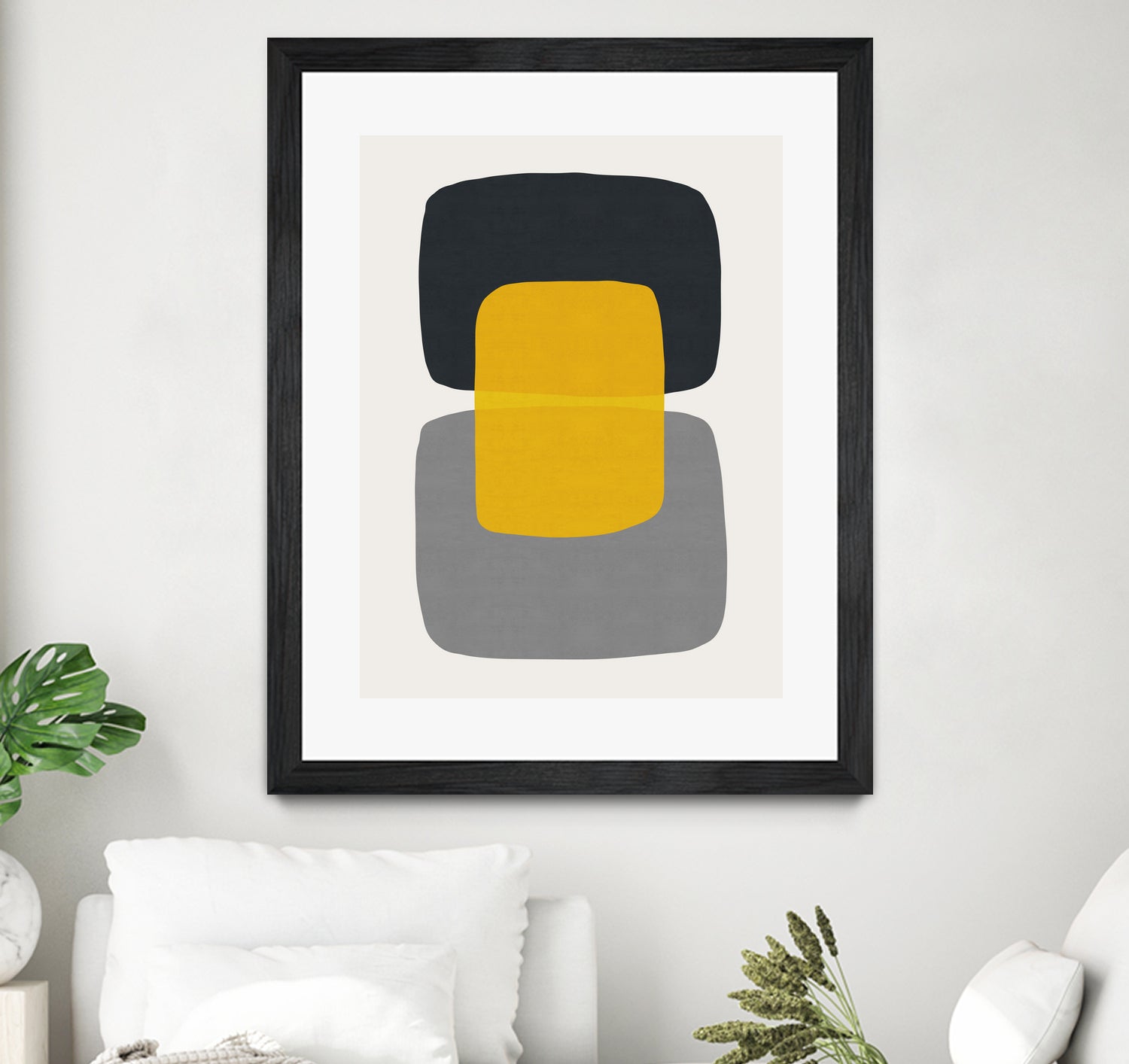 Abstract II by Vitor Costa on GIANT ART - yellow vector illustration