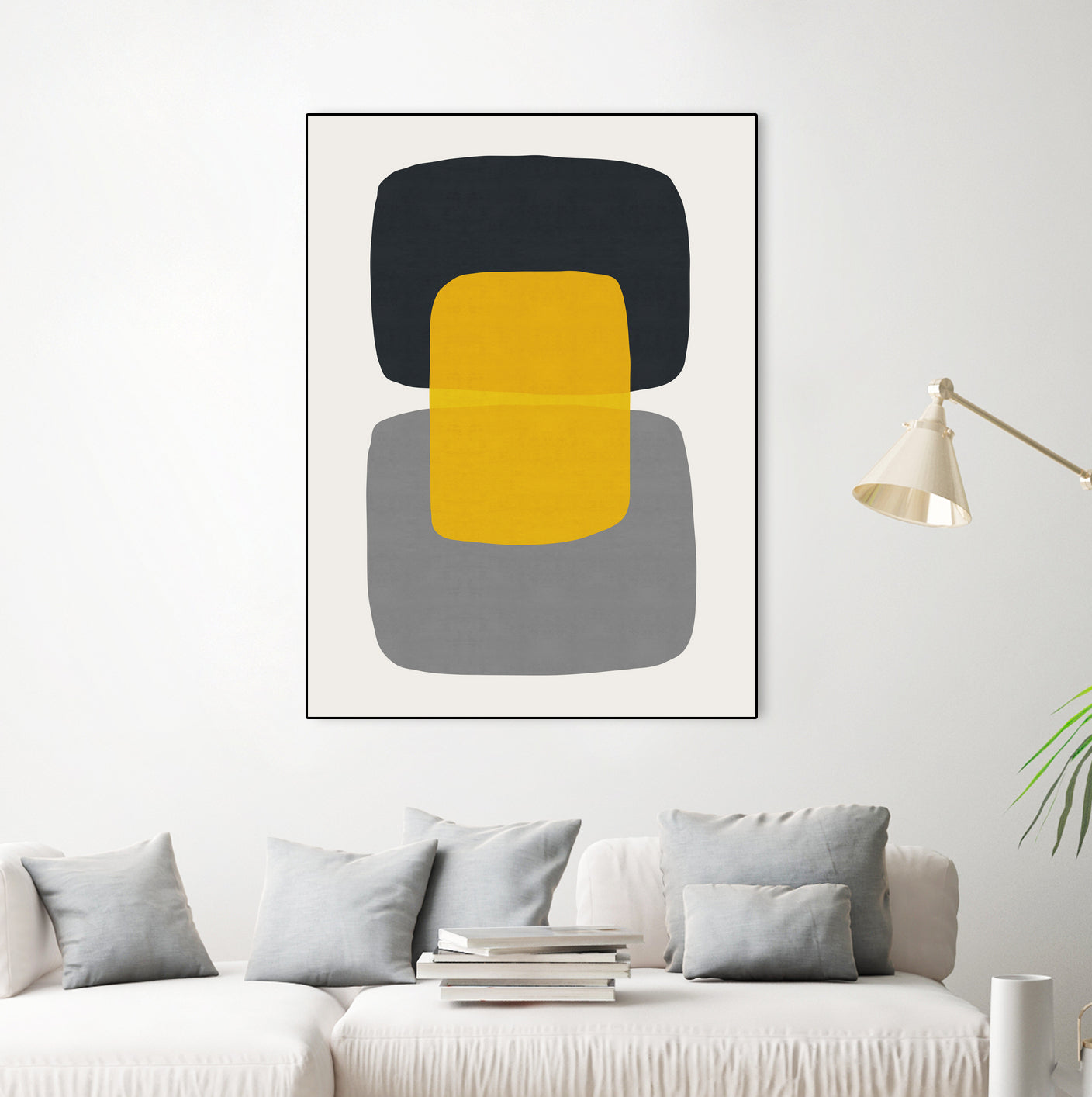 Abstract II by Vitor Costa on GIANT ART - yellow vector illustration