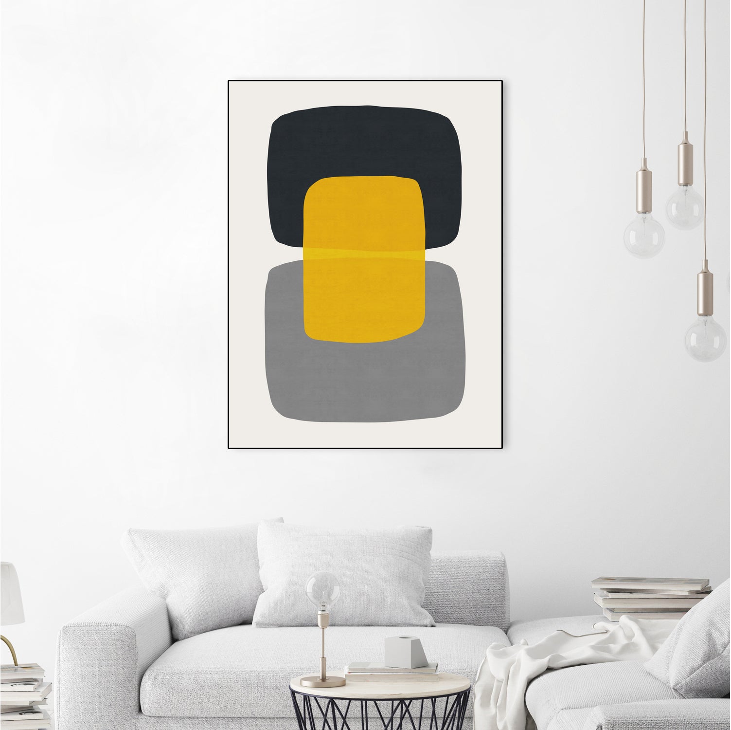 Abstract II by Vitor Costa on GIANT ART - yellow vector illustration