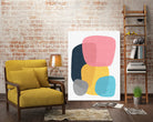 Abstract VII by Vitor Costa on GIANT ART - pink digital painting