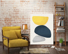 Abstract XV by Vitor Costa on GIANT ART - blue digital painting