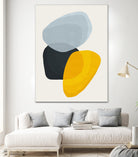 Abstract XVII by Vitor Costa on GIANT ART - yellow digital painting