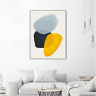 Abstract XVII by Vitor Costa on GIANT ART - yellow digital painting