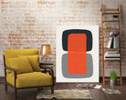 Abstract XXI by Vitor Costa on GIANT ART - red digital painting