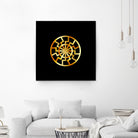 Black Sun symbol in gold- Schwarze Sonne by Shawlin Mohd on GIANT ART - brown digital drawing