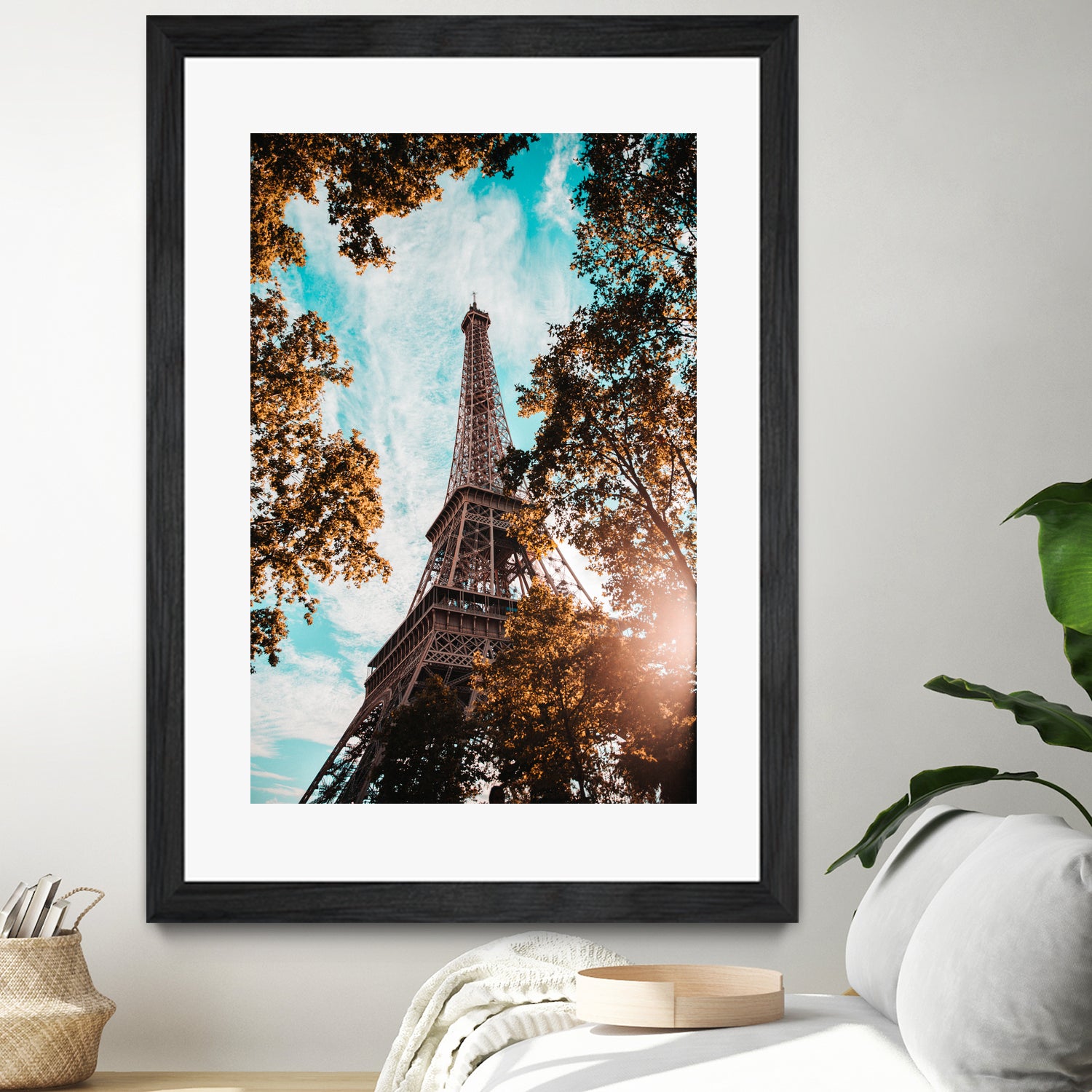 Sun on Effeil Tower by Marc Lamy on GIANT ART - orange photo manipulation