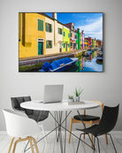 Boats in Burano by Darryl Brooks on GIANT ART - blue photo illustration