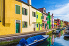 Boats in Burano by Darryl Brooks on GIANT ART - blue photo illustration