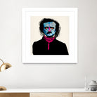 Edgar Allan Poe by Alvaro Tapia on GIANT ART - blue digital painting