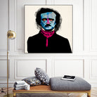 Edgar Allan Poe by Alvaro Tapia on GIANT ART - blue digital painting