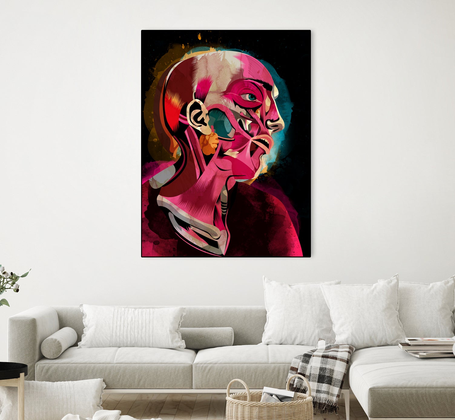 Anatomy 05 by Alvaro Tapia on GIANT ART - pink mixed media