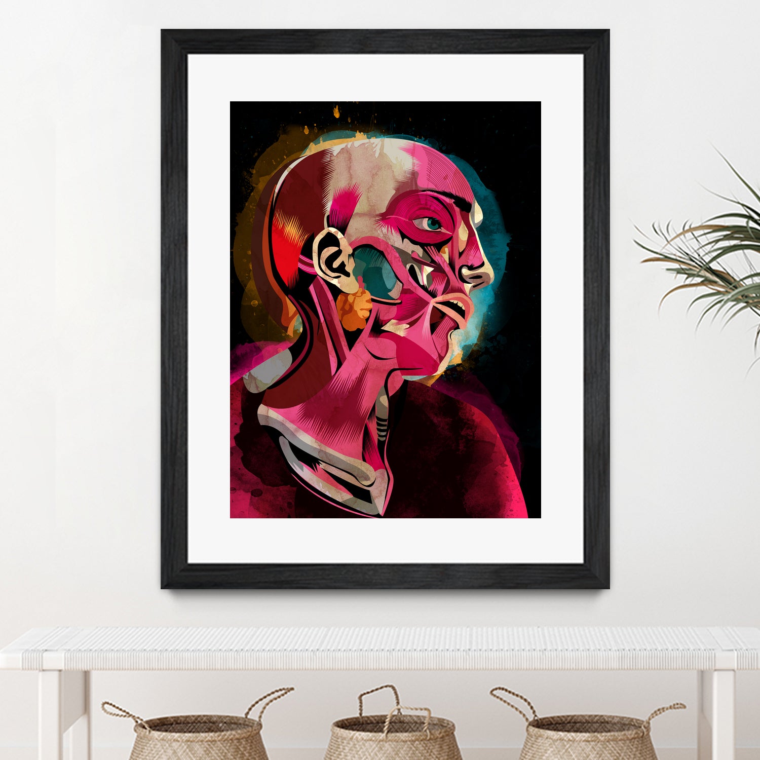 Anatomy 05 by Alvaro Tapia on GIANT ART - pink mixed media