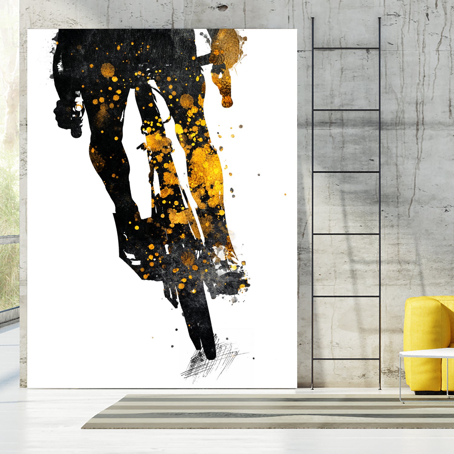 Cycling Bike sport art #cycling #sport by Justyna Jaszke on GIANT ART - black digital painting