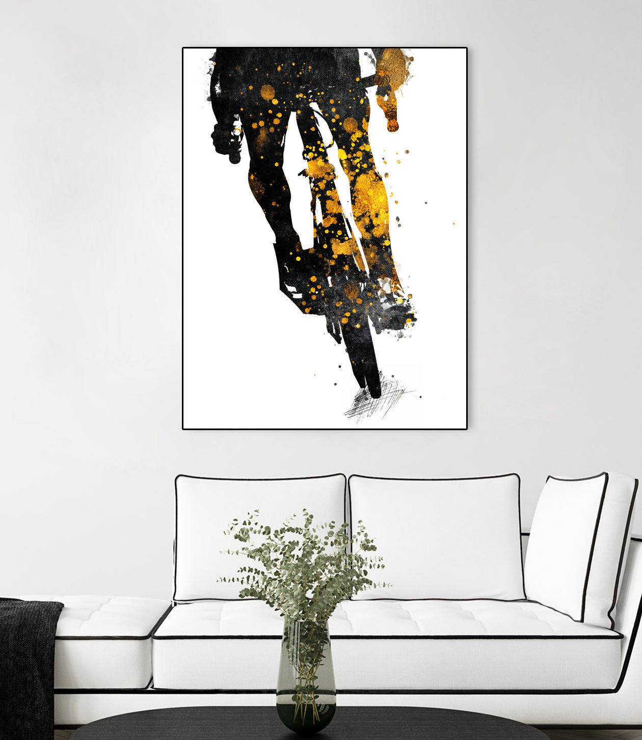 Cycling Bike sport art #cycling #sport by Justyna Jaszke on GIANT ART - black digital painting