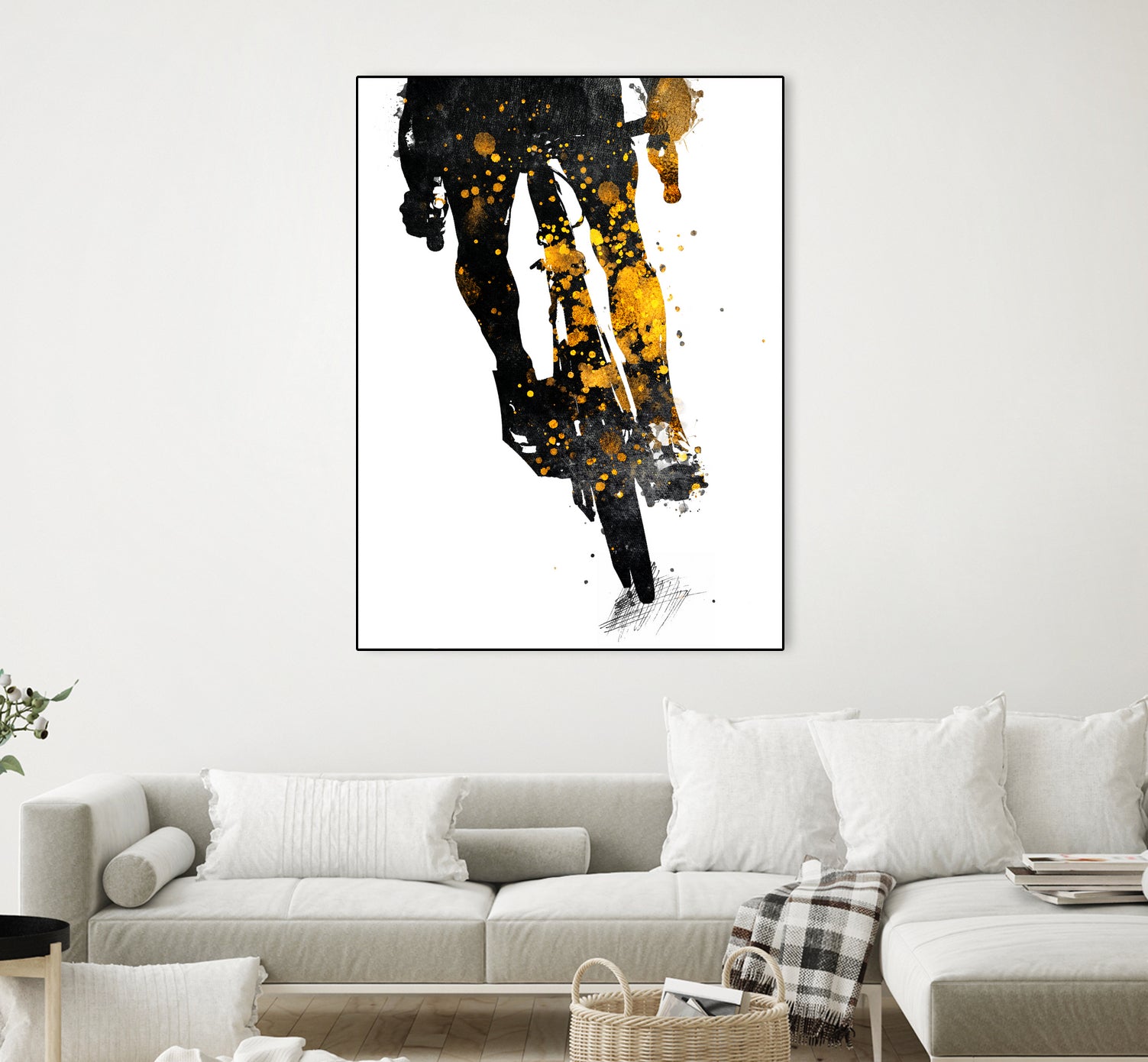 Cycling Bike sport art #cycling #sport by Justyna Jaszke on GIANT ART - black digital painting