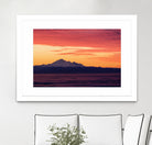 Mt. Baker Sunrise by Julian Russell on GIANT ART - yellow processing/programming