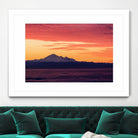 Mt. Baker Sunrise by Julian Russell on GIANT ART - yellow processing/programming