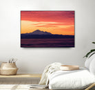 Mt. Baker Sunrise by Julian Russell on GIANT ART - yellow processing/programming