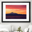 Mt. Baker Sunrise by Julian Russell on GIANT ART - yellow processing/programming