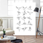 Birds by Edmund Maier on GIANT ART - white digital painting