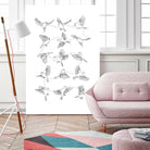 Birds by Edmund Maier on GIANT ART - white digital painting