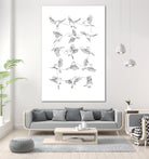 Birds by Edmund Maier on GIANT ART - white digital painting