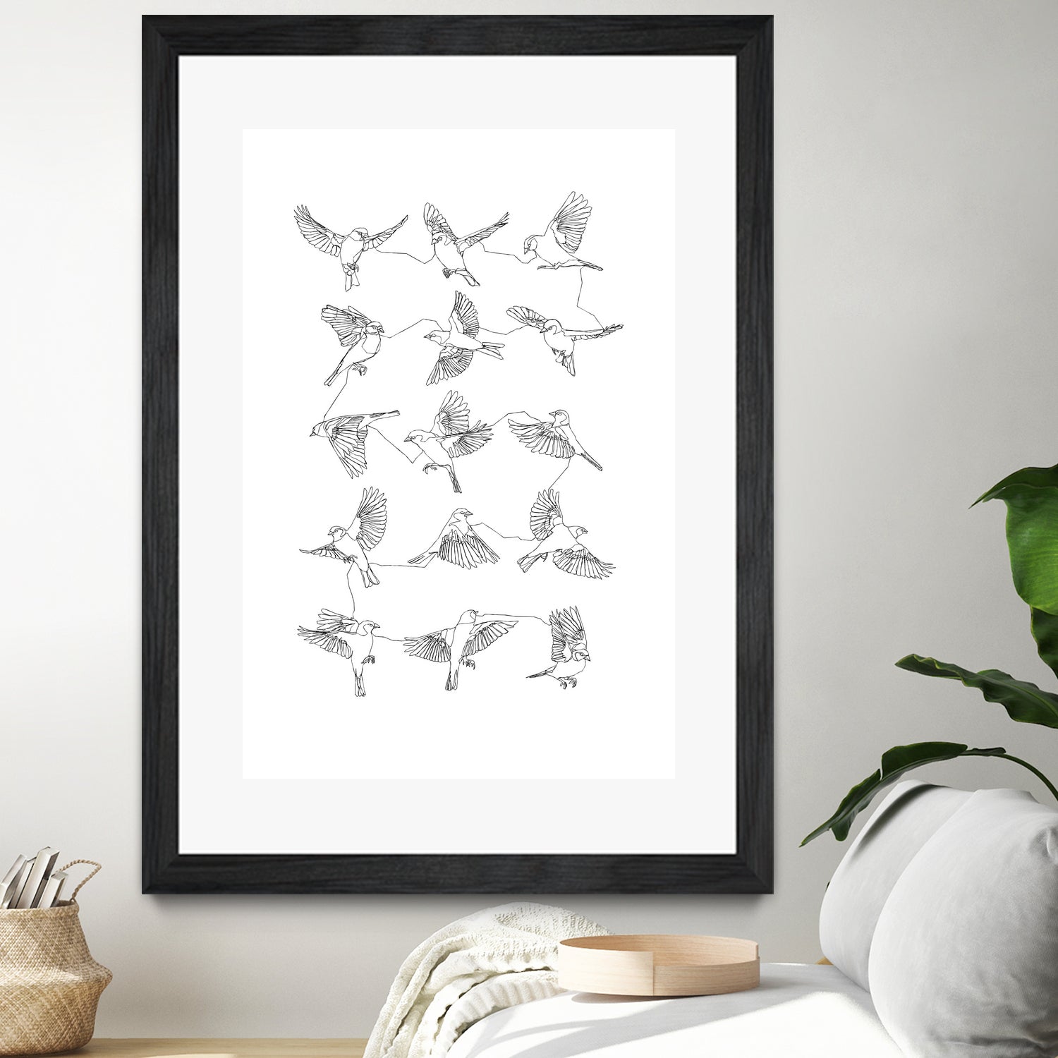 Birds by Edmund Maier on GIANT ART - white digital painting