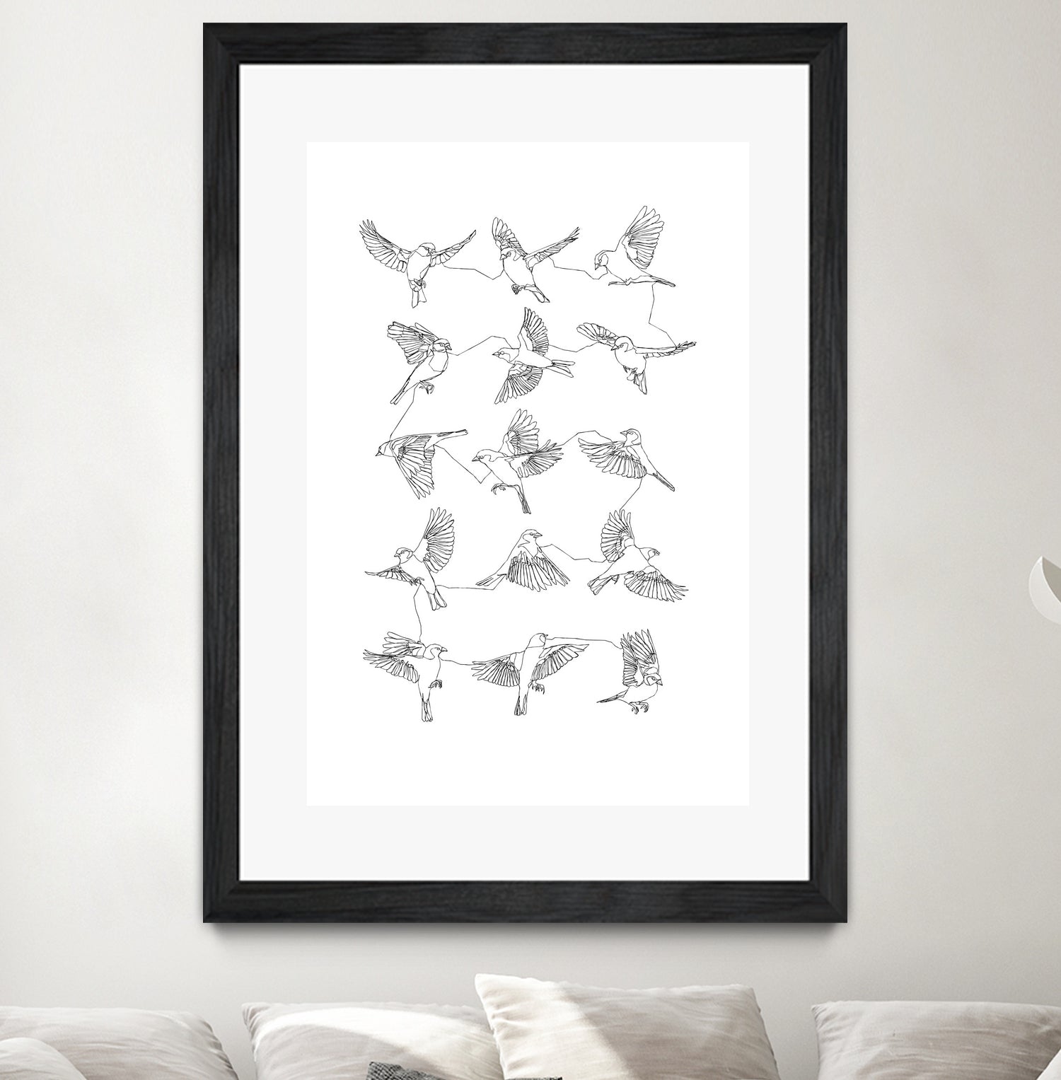 Birds by Edmund Maier on GIANT ART - white digital painting