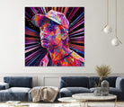 Marty Pop by Alessandro Pautasso on GIANT ART - fuchsia digital painting